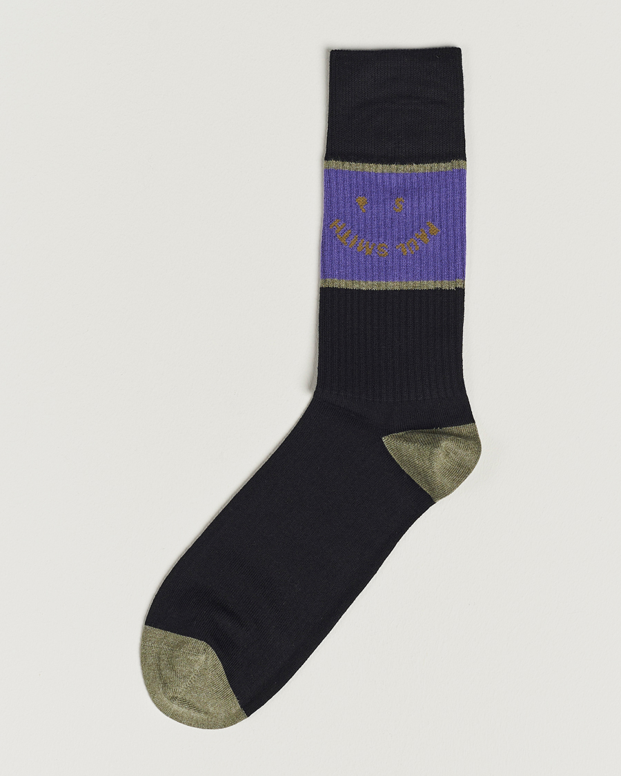 Herre | Undertøj | Paul Smith | PS Face Sock Black