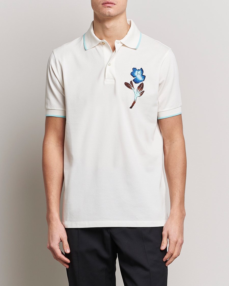Herre | Polotrøjer | Paul Smith | Floral Polo White