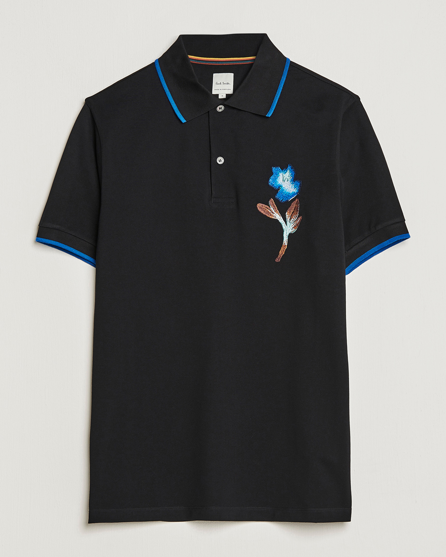Herre | Polotrøjer | Paul Smith | Floral Polo Black