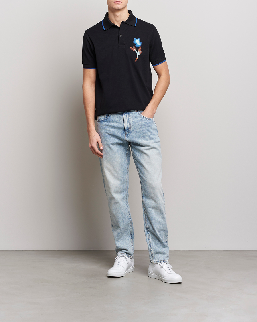 Herre | Polotrøjer | Paul Smith | Floral Polo Black
