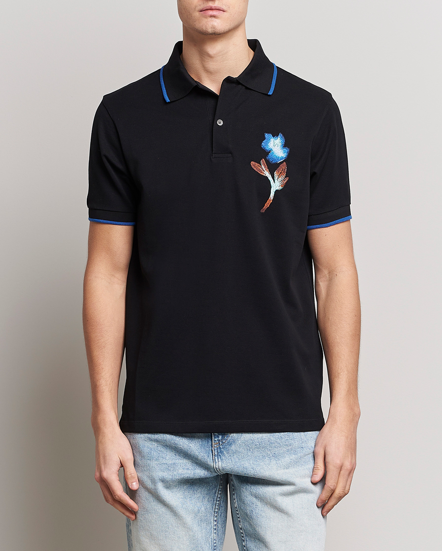 Herre | Polotrøjer | Paul Smith | Floral Polo Black