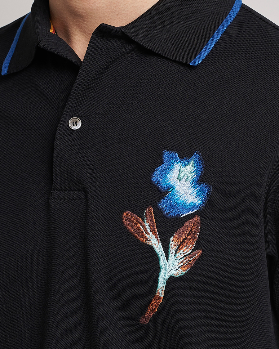 Herre | Polotrøjer | Paul Smith | Floral Polo Black