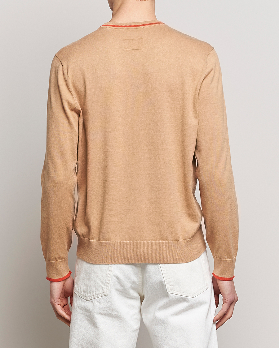 Herre | Trøjer | Paul Smith | Organic Cotton Knitted Sweater Light Beige