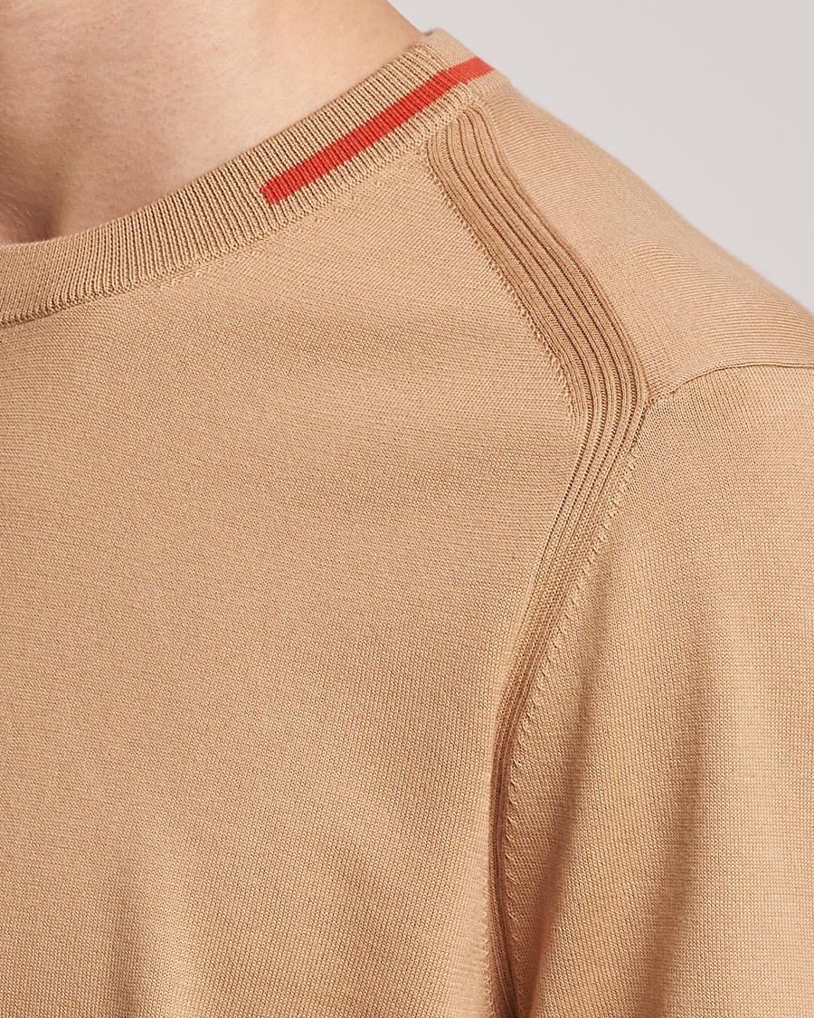 Herre | Trøjer | Paul Smith | Organic Cotton Knitted Sweater Light Beige