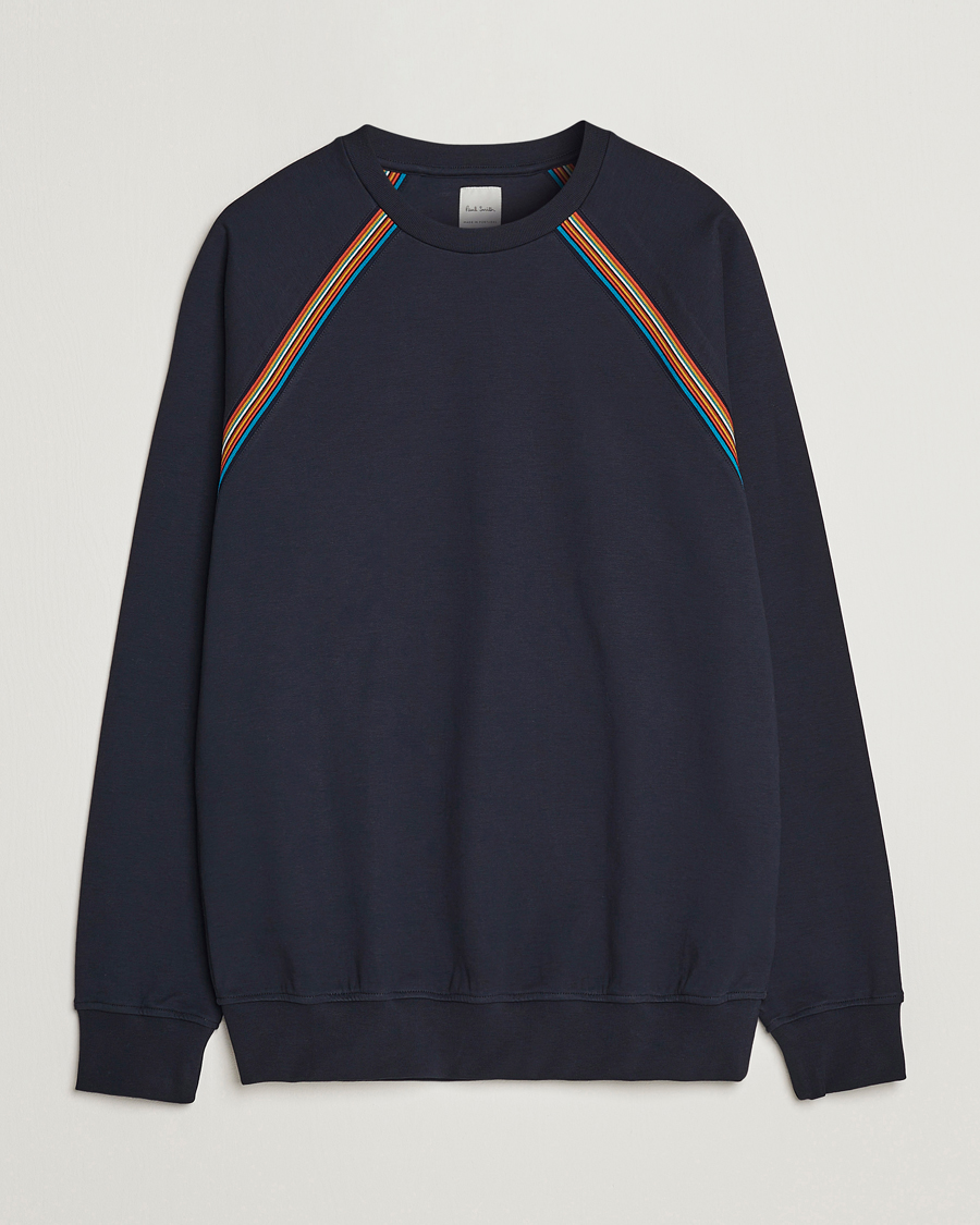 Herre | Trøjer | Paul Smith | Raglan Cotton Sweatshirt Dark Navy