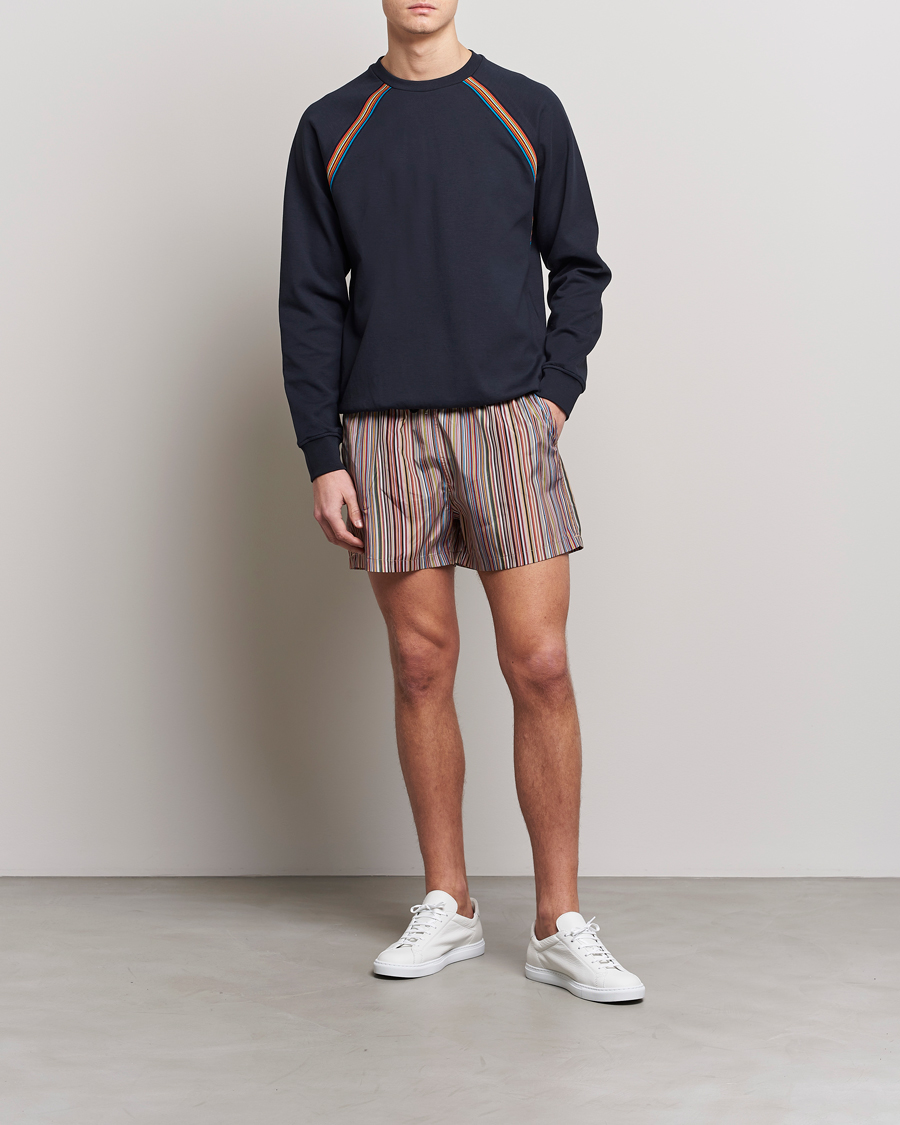 Herre | Trøjer | Paul Smith | Raglan Cotton Sweatshirt Dark Navy