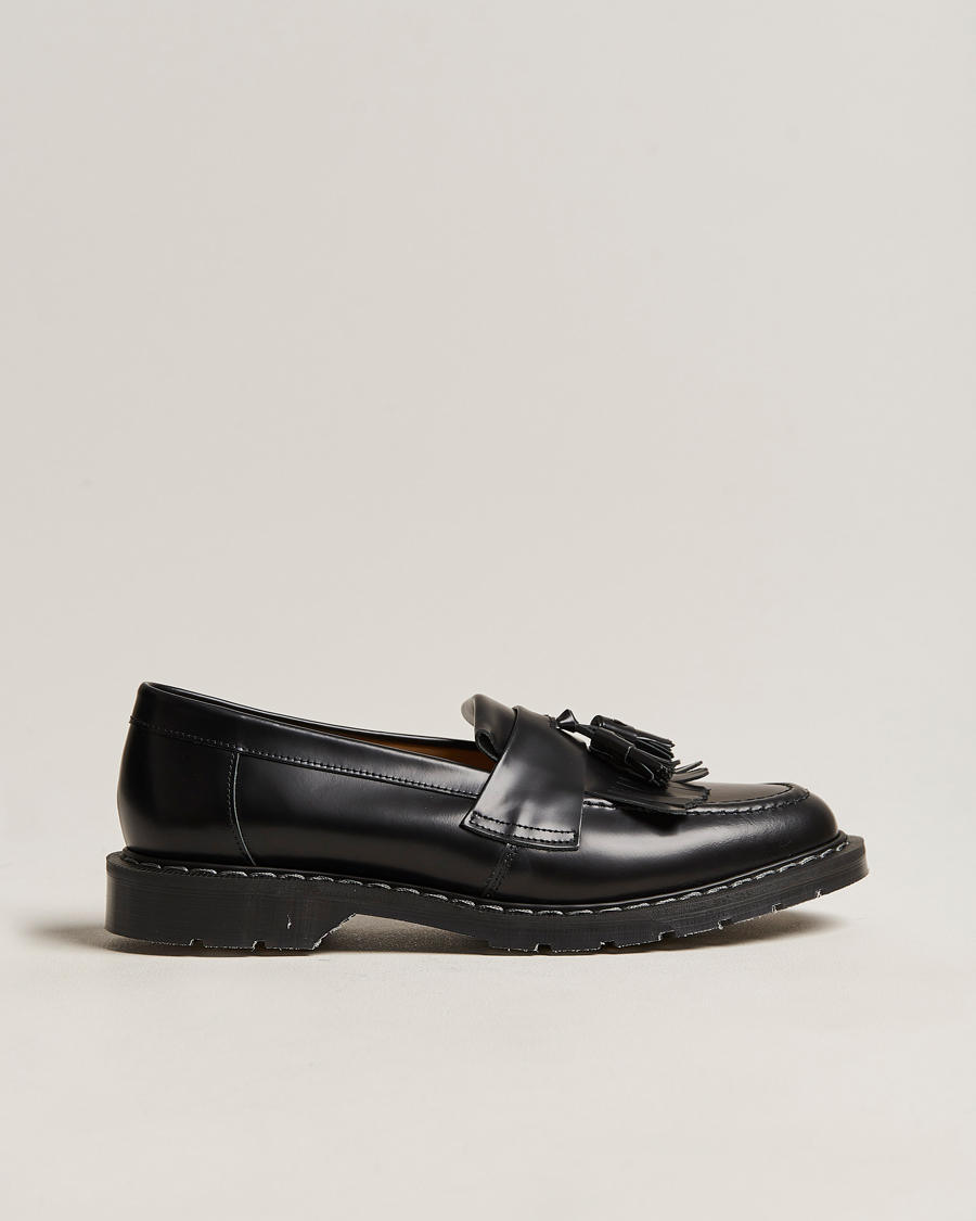Herre | Solovair Tassel Loafer Black Shine | Solovair | Tassel Loafer Black Shine