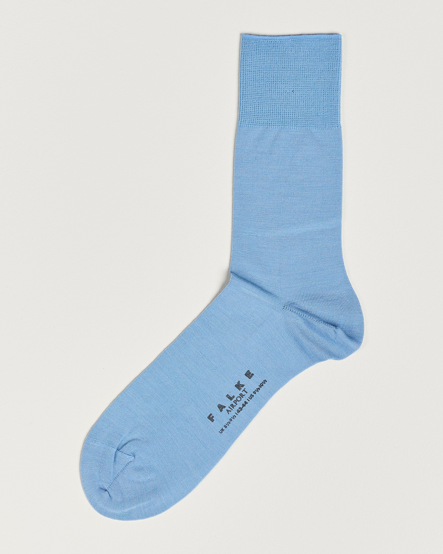 Herre | Undertøj | Falke | Airport Socks Cornflower Blue