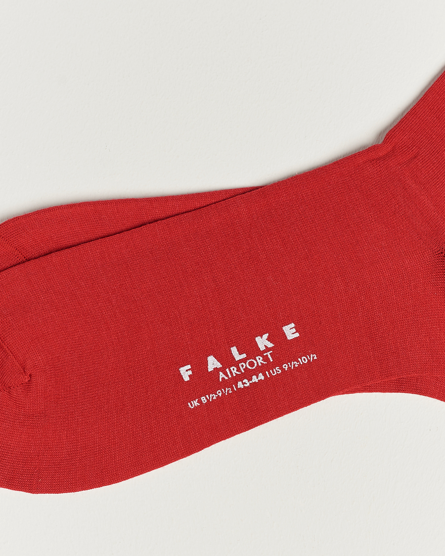 Herre | Undertøj | Falke | Airport Socks Scarlet