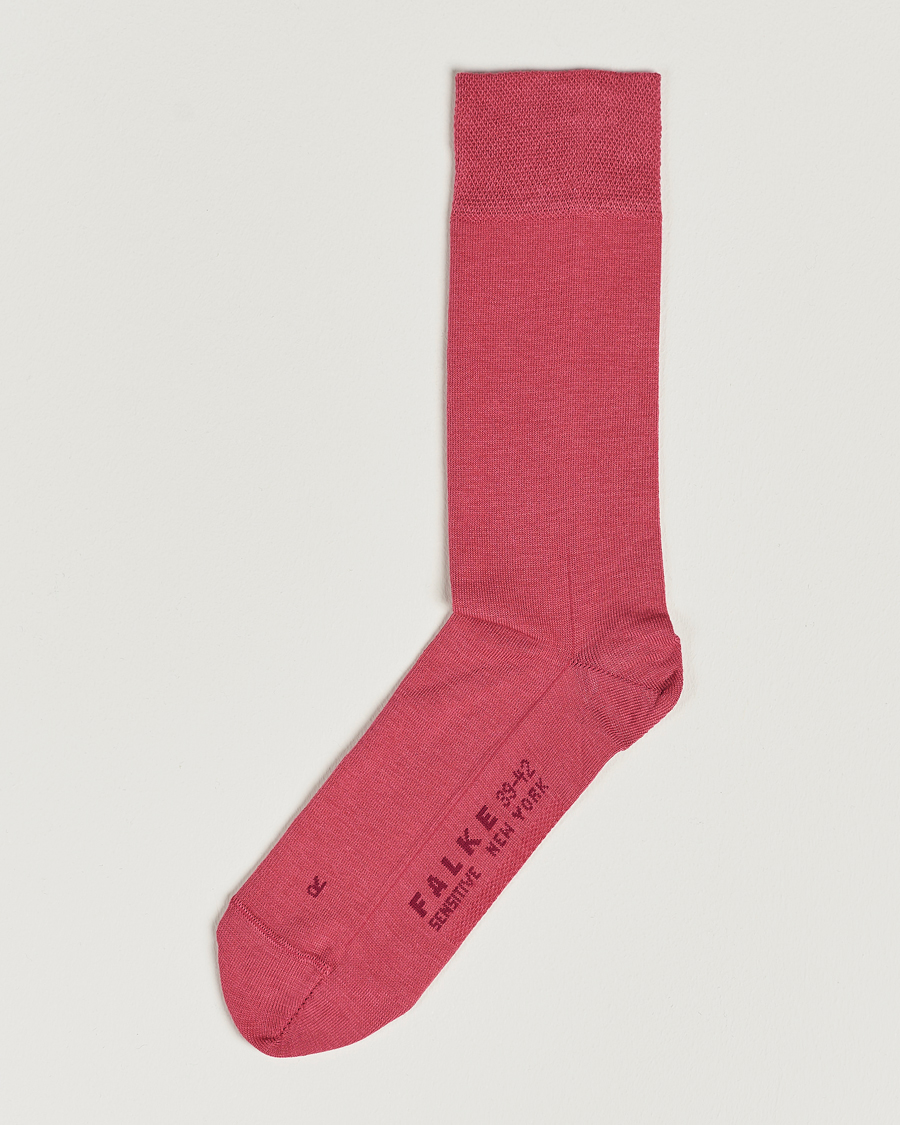 Herre | Undertøj | Falke | Sensitive New York Lyocell Socks Hot Coral