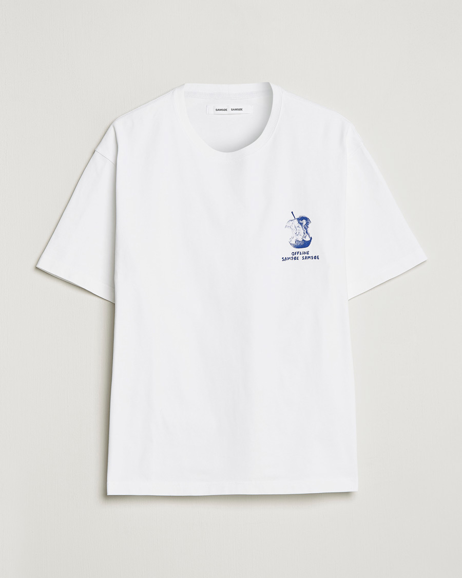 Herre | T-Shirts | Samsøe Samsøe | Samsøe & Samsøe Gone Fishing T-Shirt Bottle Flower
