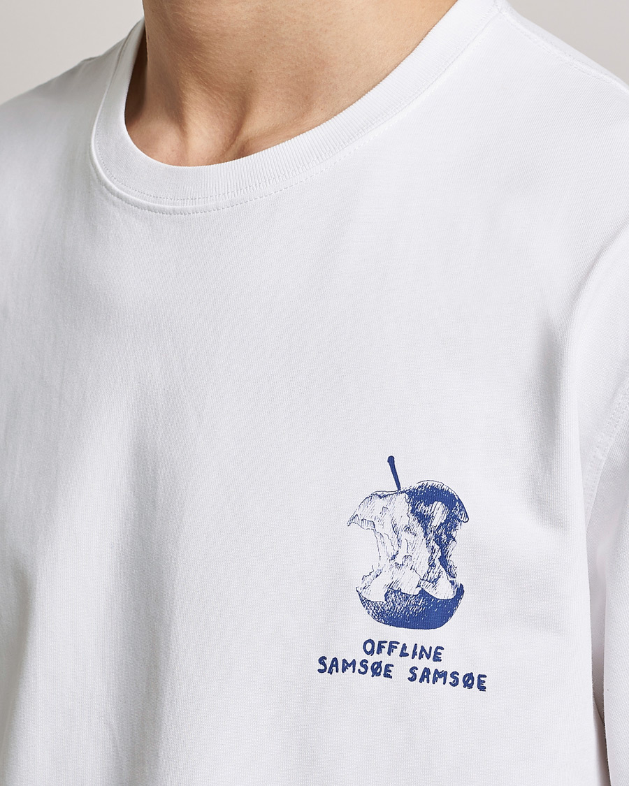 Herre | T-Shirts | Samsøe Samsøe | Samsøe & Samsøe Gone Fishing T-Shirt Bottle Flower