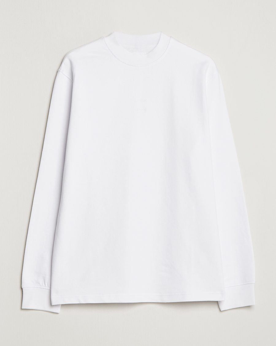 Herre | T-Shirts | Samsøe Samsøe | Samsøe & Samsøe Samer Long Sleeve T-Shirt White