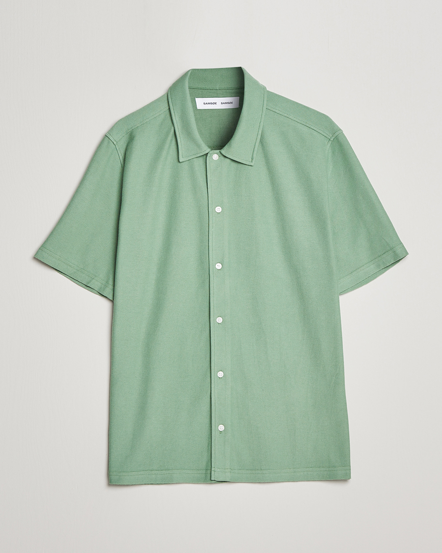 Herre | Skjorter | Samsøe Samsøe | Samsøe & Samsøe Kvistbro Organic Cotton Shirt Basil