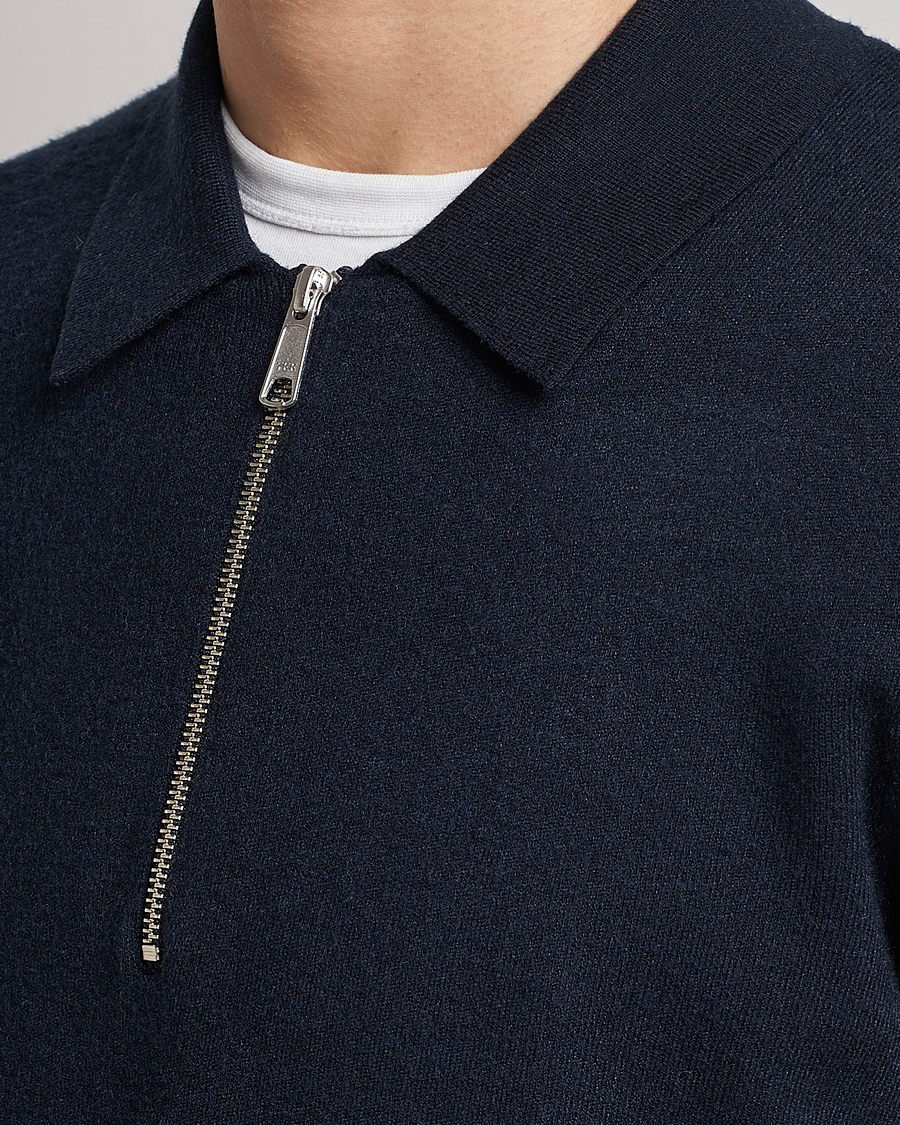 Herre | Trøjer | Samsøe Samsøe | Samsøe & Samsøe Guna Half Zip Sweater Salute