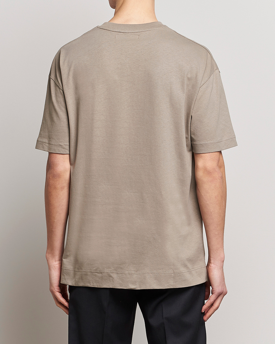 Herre | T-Shirts | Samsøe Samsøe | Samsøe & Samsøe Joel Organic Cotton T-Shirt Brindle