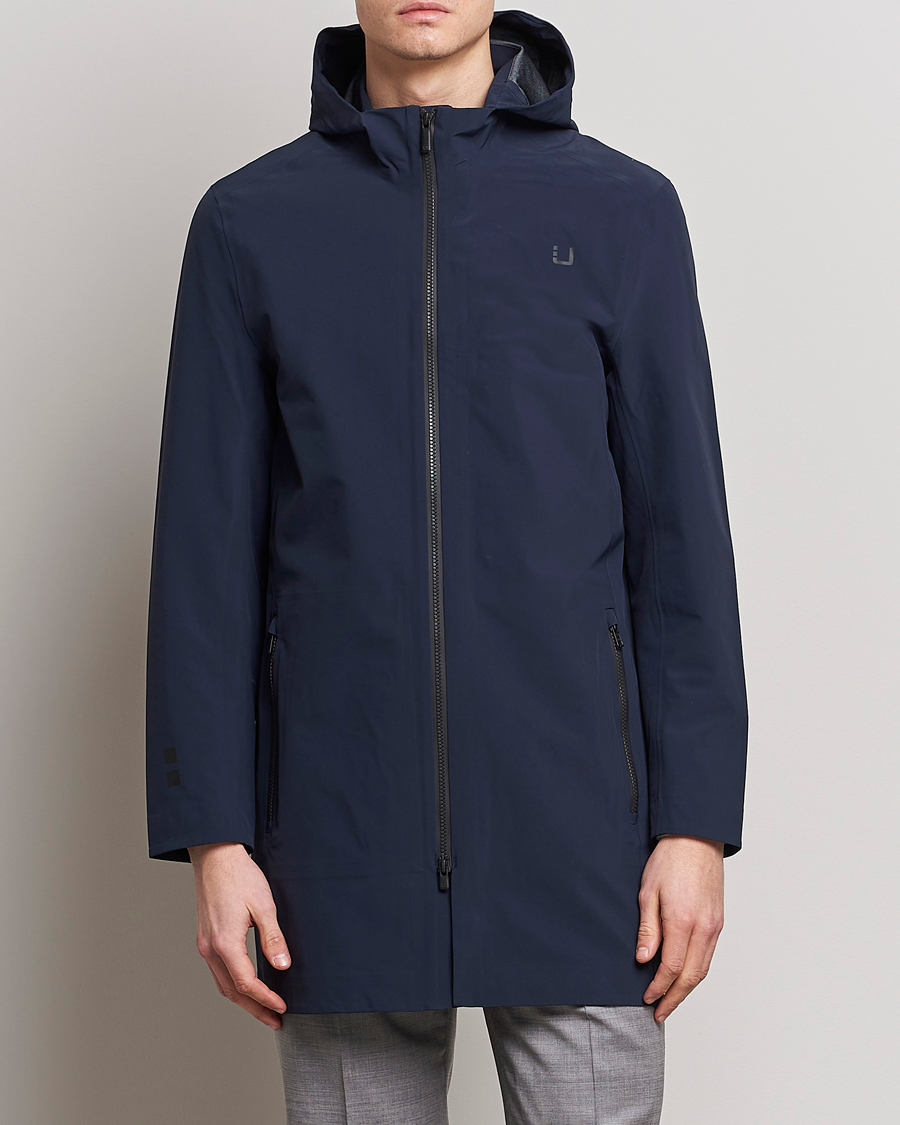 Herre | Enkle jakker | UBR | EX-3 Delta Coat Navy