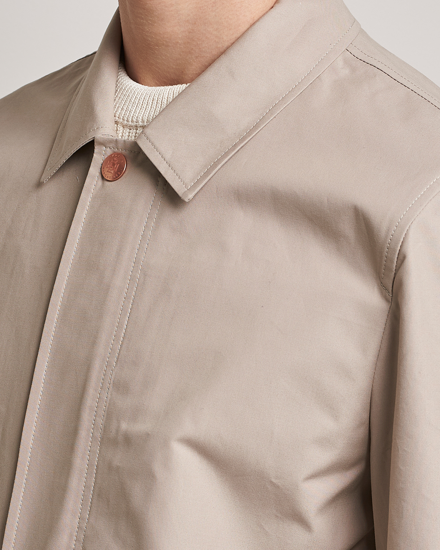 Herre | Jakker | Private White V.C. | Unlined Cotton Ventile Mac Coat 3.0 Plaza Taupe