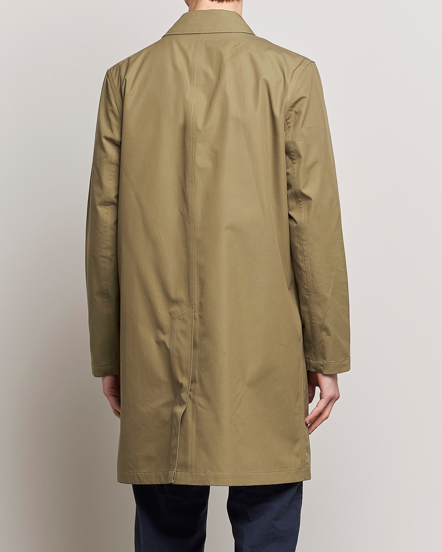 Herre | Jakker | Private White V.C. | Unlined Cotton Ventile Mac Coat 3.0 Sage