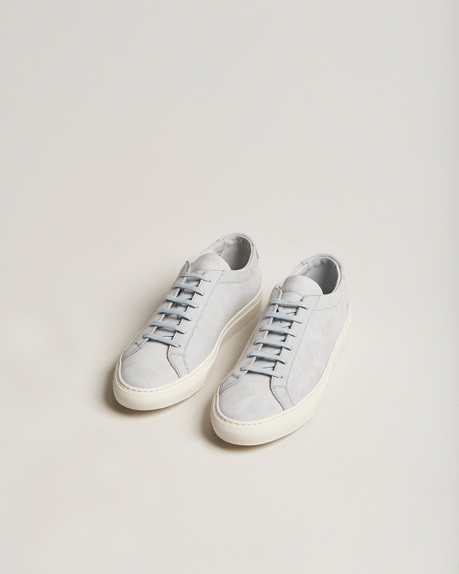 Herre | Common Projects | Common Projects | Original Achilles Nubuck Sneaker Grey
