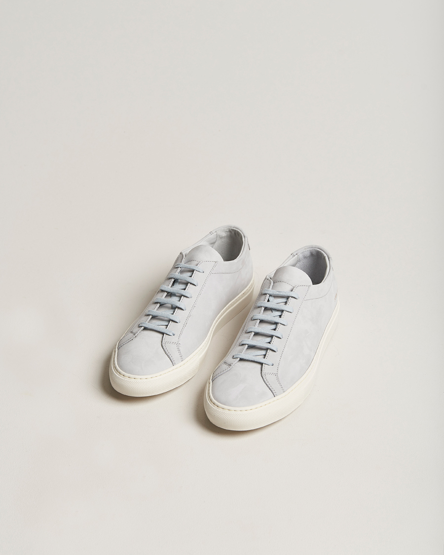 Herre | Common Projects Original Achilles Nubuck Sneaker Grey | Common Projects | Original Achilles Nubuck Sneaker Grey