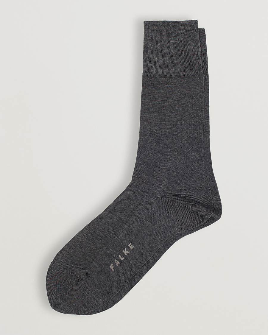 Herre | Undertøj | Falke | Tiago Socks Antrachite Melange