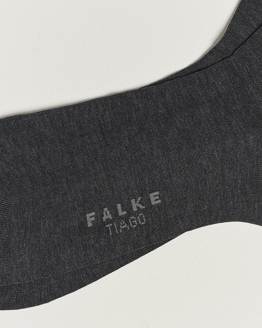 Herre | Undertøj | Falke | Tiago Socks Antrachite Melange