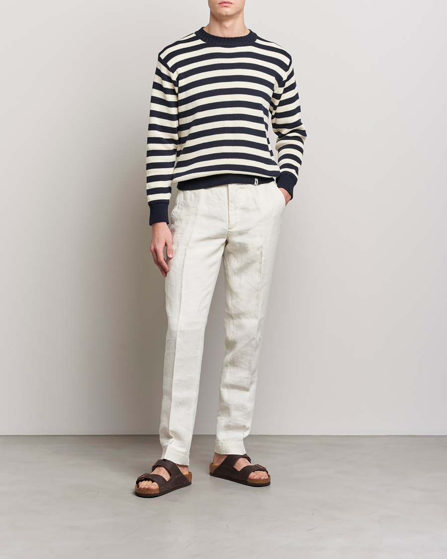 Herre | Trøjer | Peregrine | Richmond Organic Cotton Sweater Navy