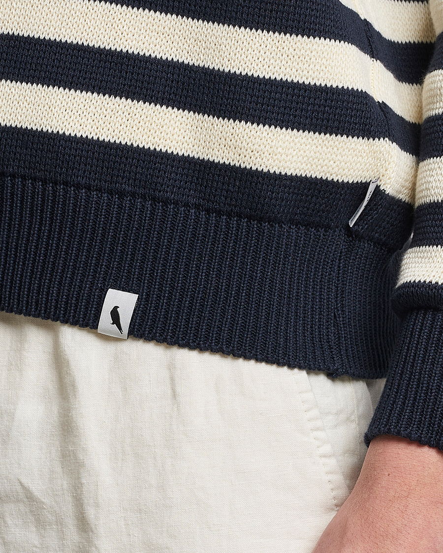 Herre | Trøjer | Peregrine | Richmond Organic Cotton Sweater Navy
