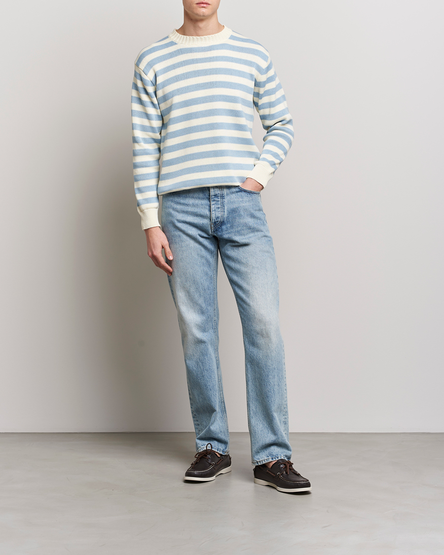 Herre | Trøjer | Peregrine | Richmond Organic Cotton Sweater Seafoam