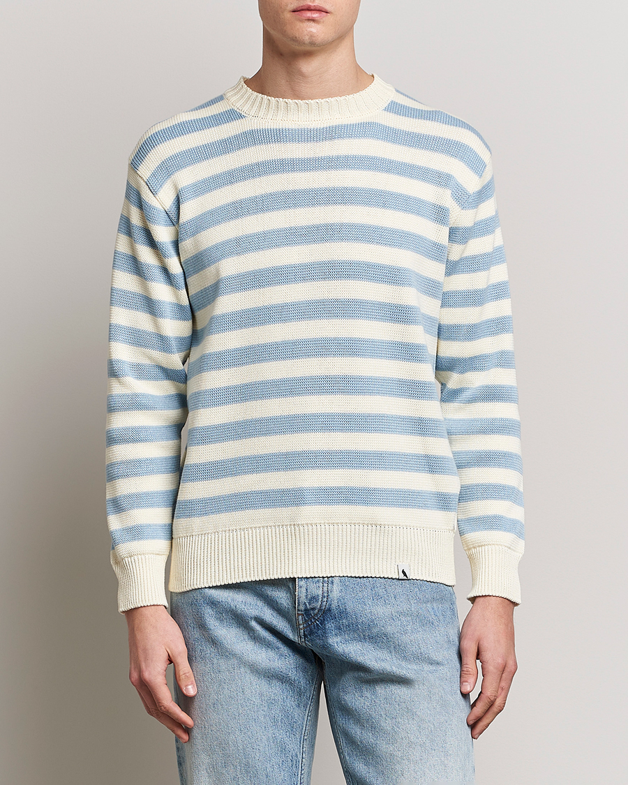 Herre | Trøjer | Peregrine | Richmond Organic Cotton Sweater Seafoam