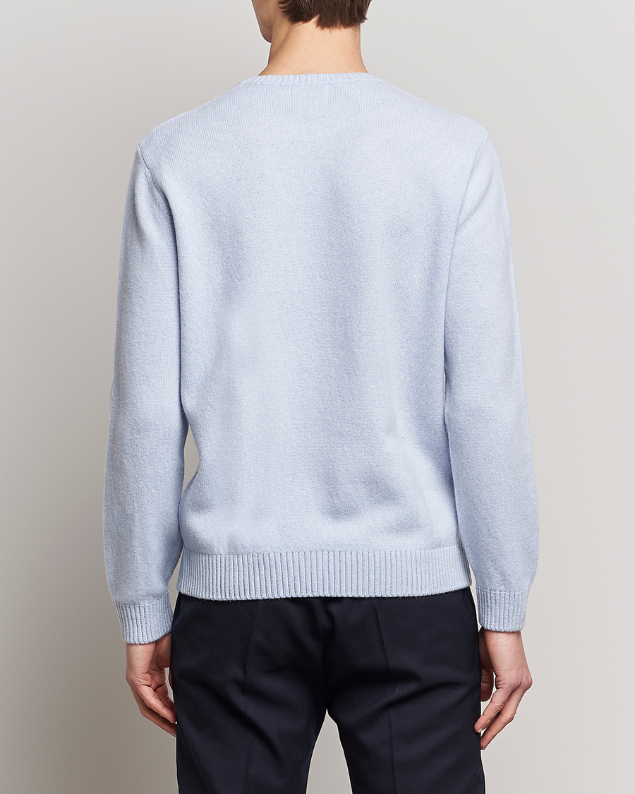 Herre | Trøjer | Colorful Standard | Classic Merino Wool Crew Neck Polar Blue