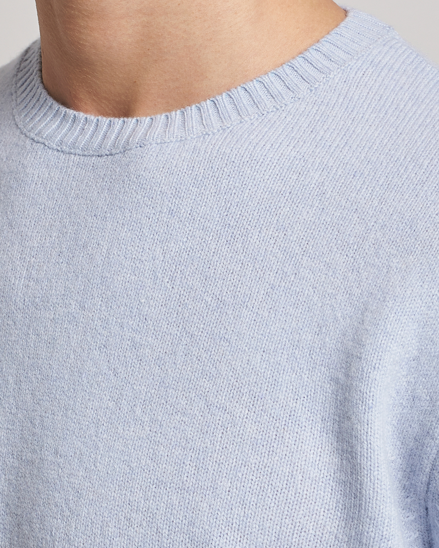 Herre | Trøjer | Colorful Standard | Classic Merino Wool Crew Neck Polar Blue