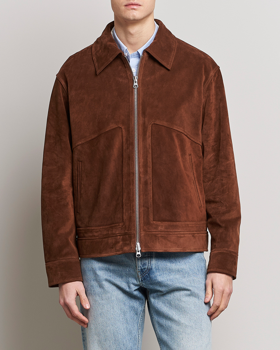 Suede Jacket Brown CareOfCarl.dk