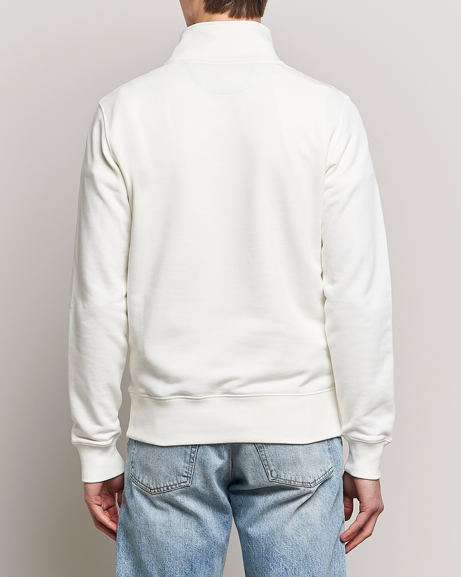 Herre | Trøjer | GANT | Original Shield Logo Half-Zip Eggshell