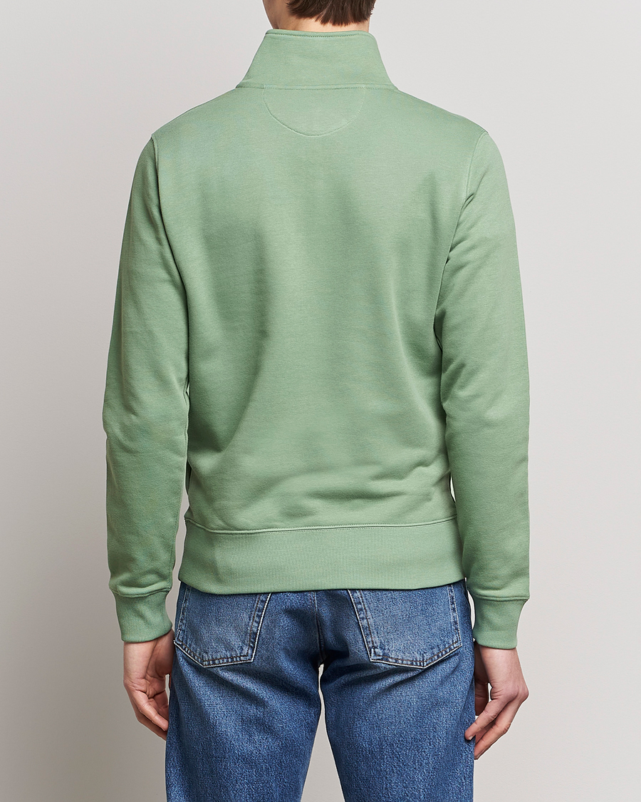 Herre | Trøjer | GANT | Original Shield Logo Half-Zip Kalamata Green
