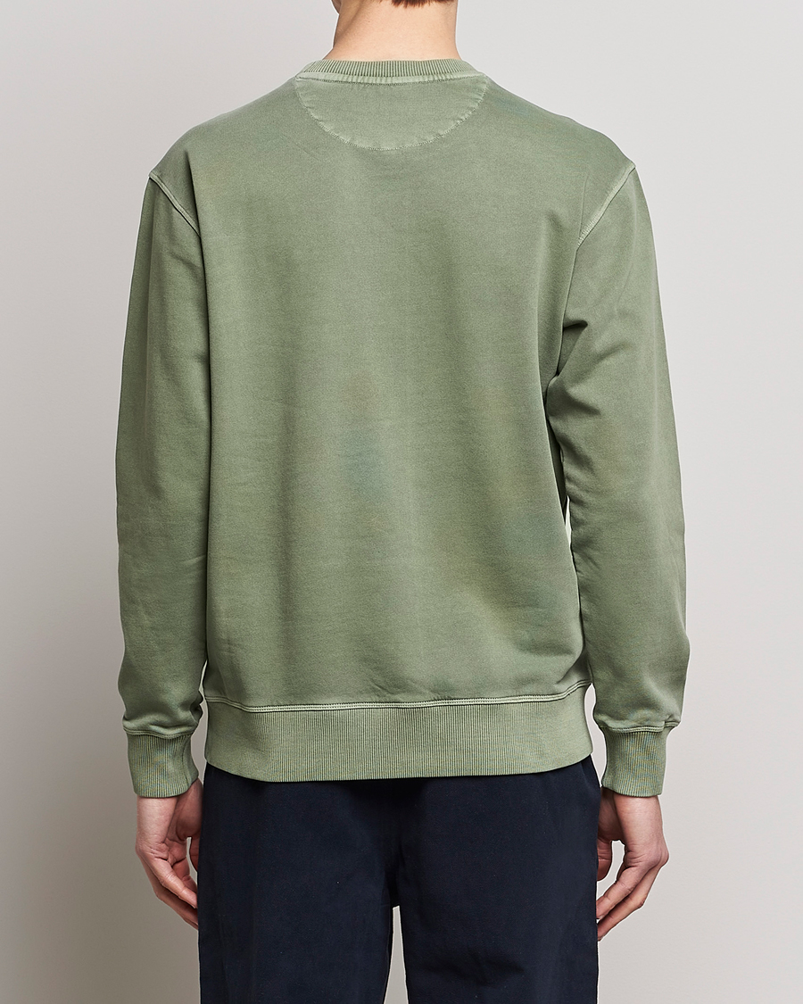Herre | Trøjer | GANT | Sunbleached Crew Neck Sweatshirt Calamata Green