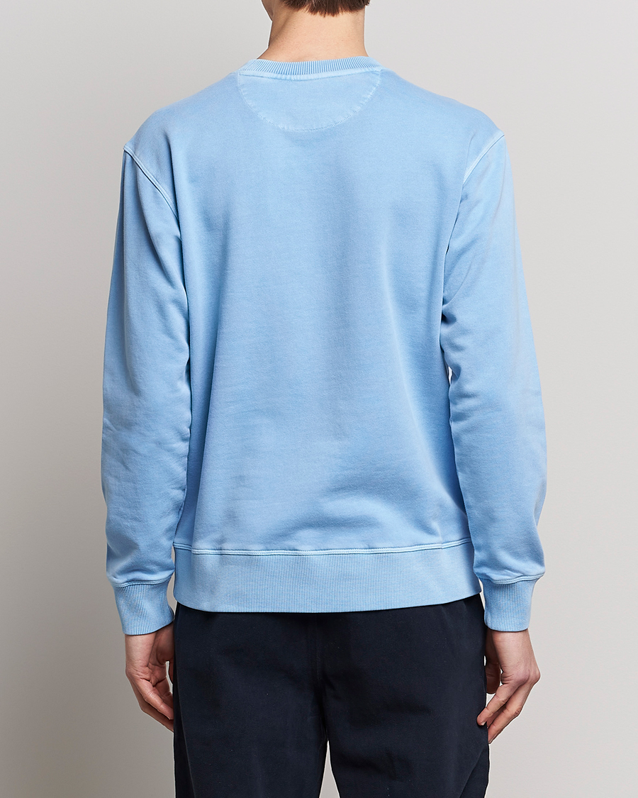 Herre | Trøjer | GANT | Sunbleached Crew Neck Sweatshirt Gentle Blue