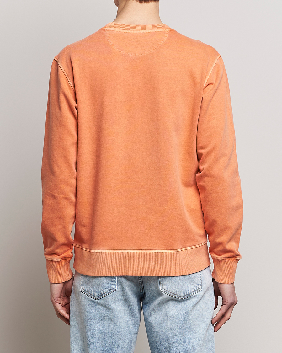 Herre | Trøjer | GANT | Sunbleached Crew Neck Sweatshirt Orange