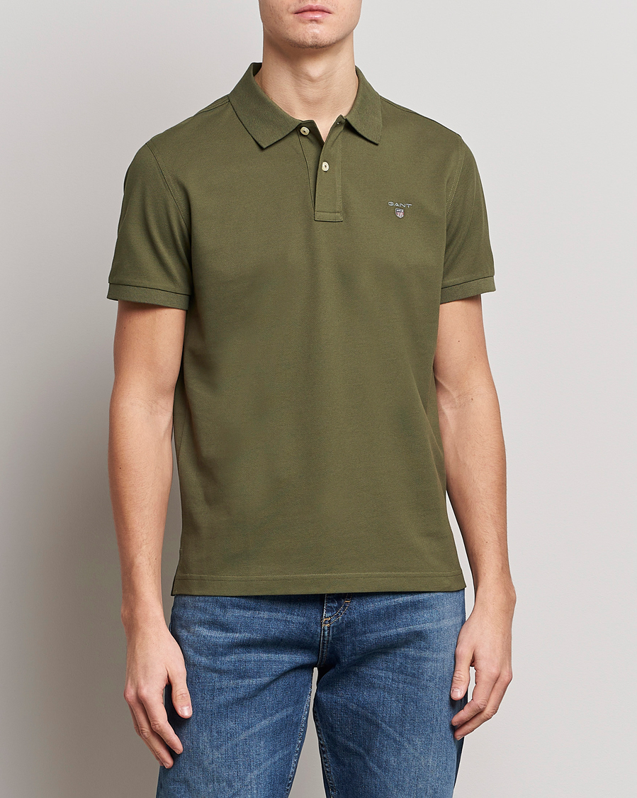 Herre | Polotrøjer | GANT | The Original Polo Racing Green
