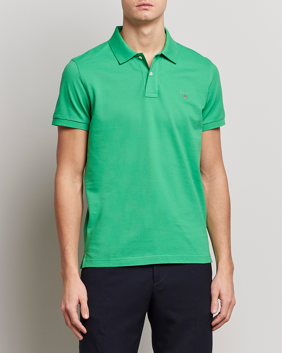 Herre | Polotrøjer | GANT | The Original Polo Mid Green