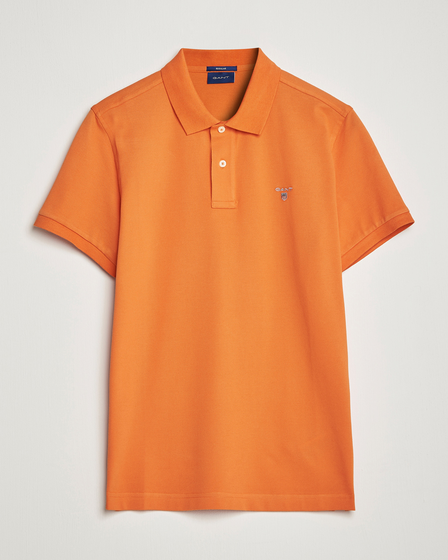 Herre | Polotrøjer | GANT | The Original Polo Pumpkin Orange