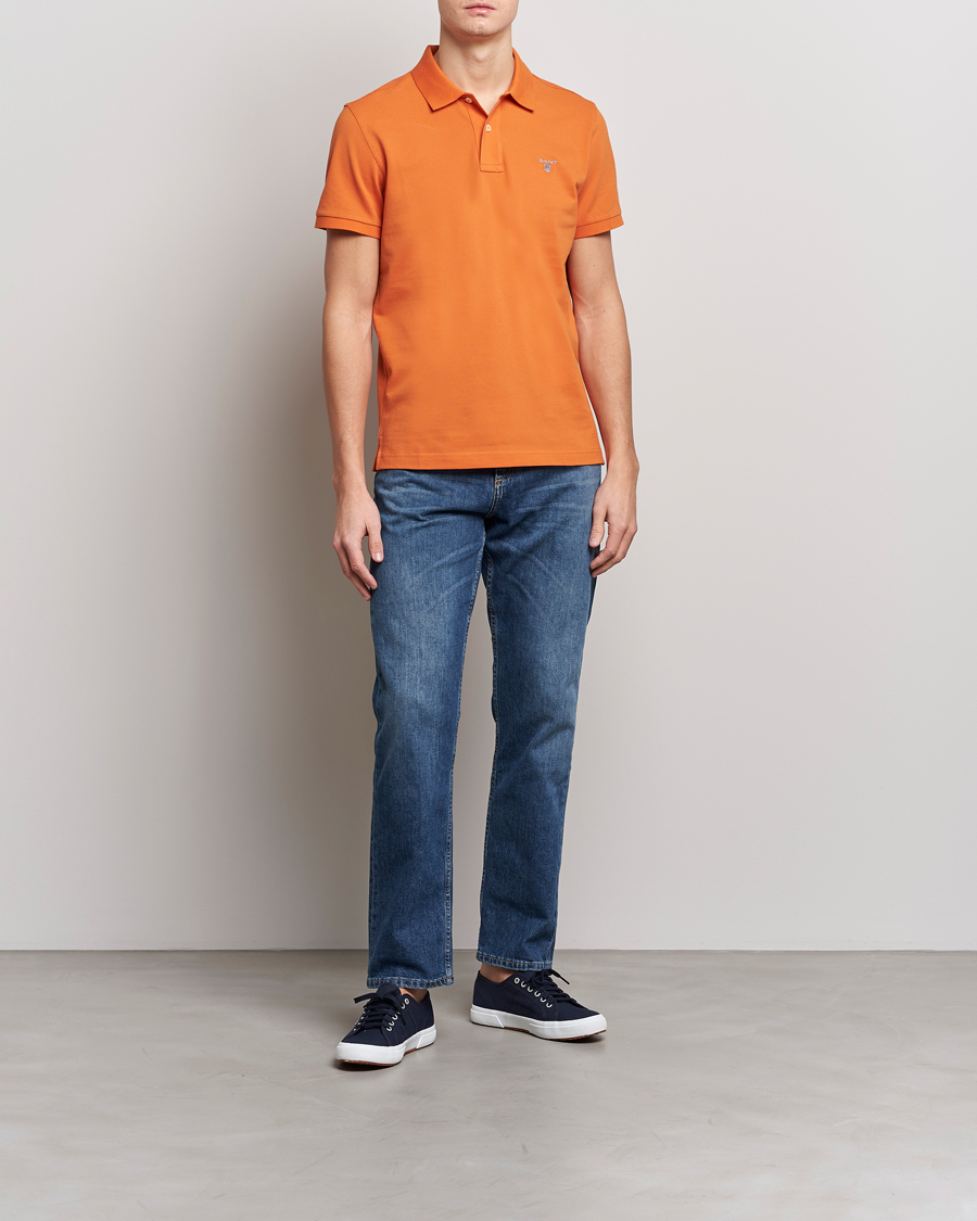 Herre | Polotrøjer | GANT | The Original Polo Pumpkin Orange