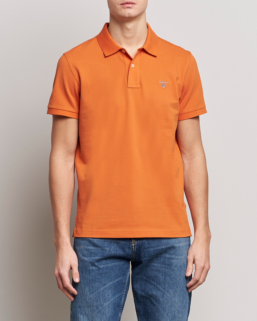 Herre | Polotrøjer | GANT | The Original Polo Pumpkin Orange