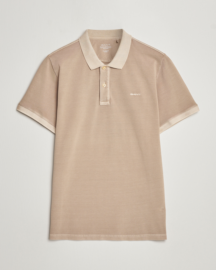 Herre | Polotrøjer | GANT | Sunbleached Polo Concrete Beige