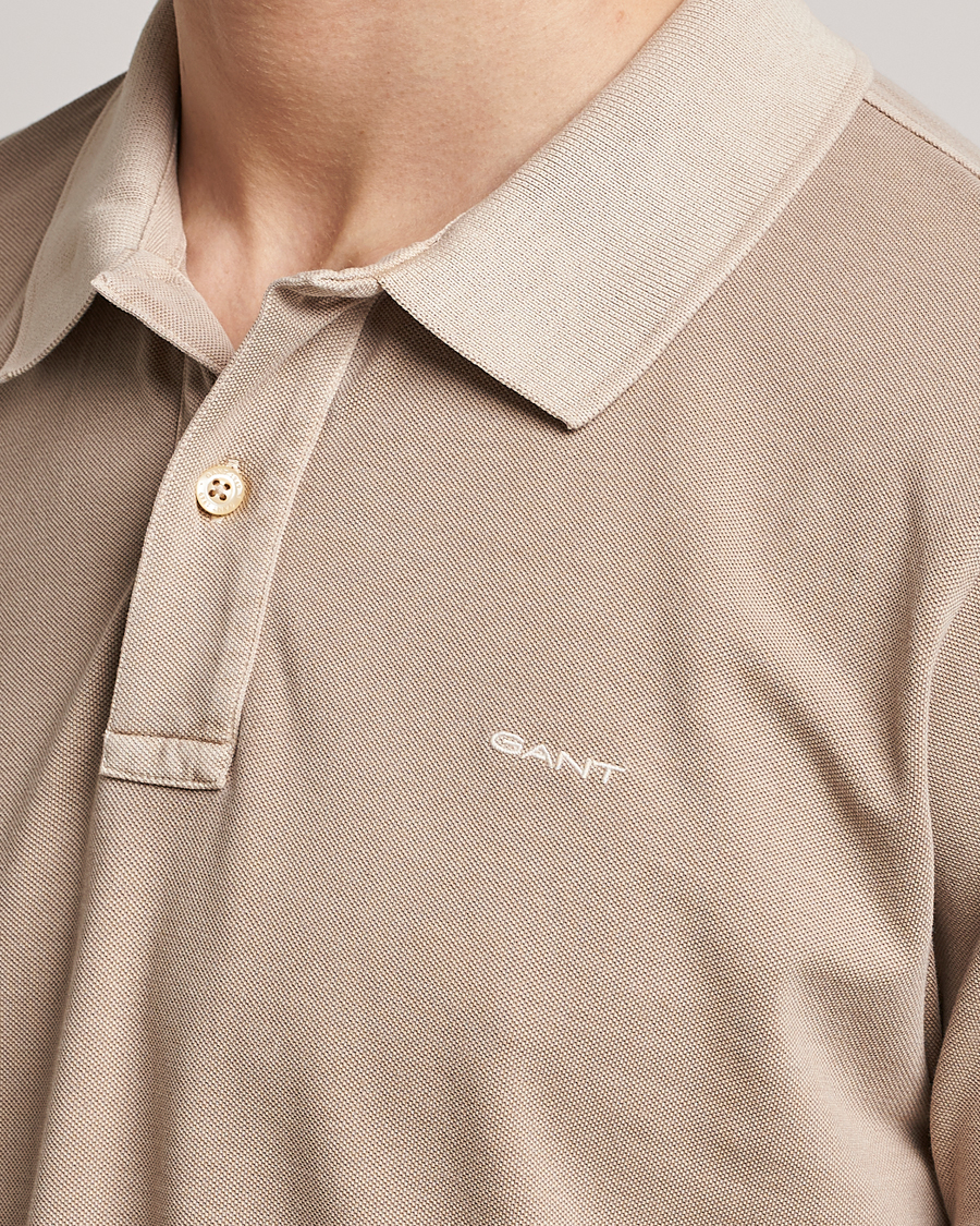 Herre | Polotrøjer | GANT | Sunbleached Polo Concrete Beige