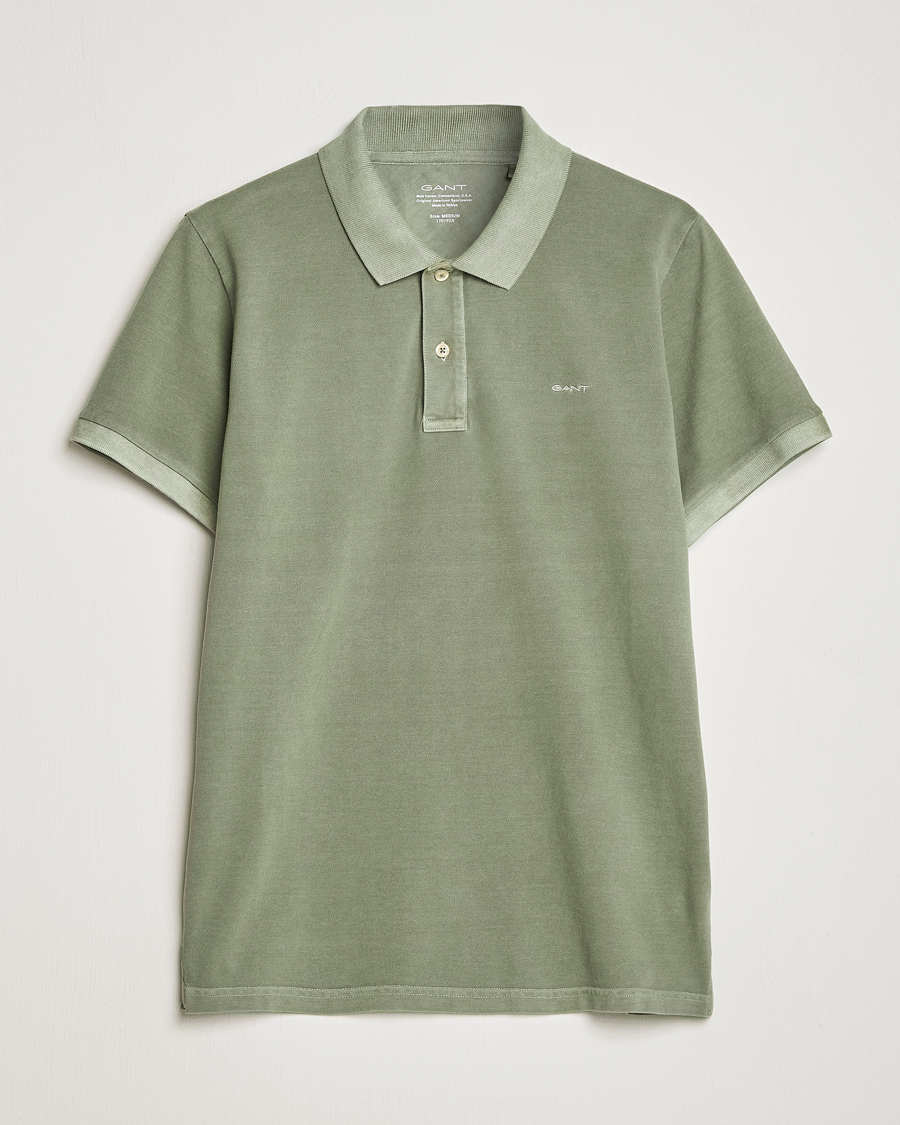 Herre | Polotrøjer | GANT | Sunbleached Polo Calamata Green
