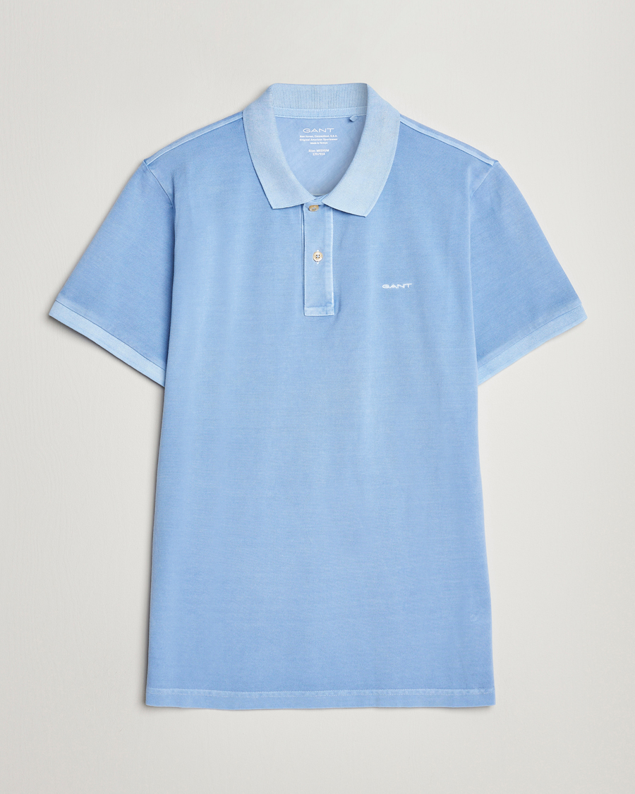 Herre | Polotrøjer | GANT | Sunbleached Polo Gentle Blue