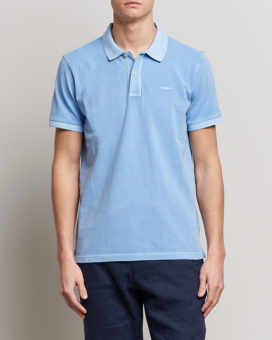 Herre | Polotrøjer | GANT | Sunbleached Polo Gentle Blue