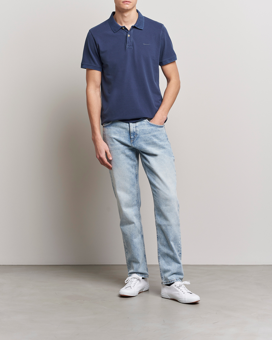 Herre | Polotrøjer | GANT | Sunbleached Polo Persian Blue